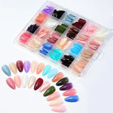 576 Pcs Nails Kitt (24 PCS) Colorful Nails