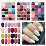 576 Pcs Nails Kitt (24 PCS) Colorful Nails